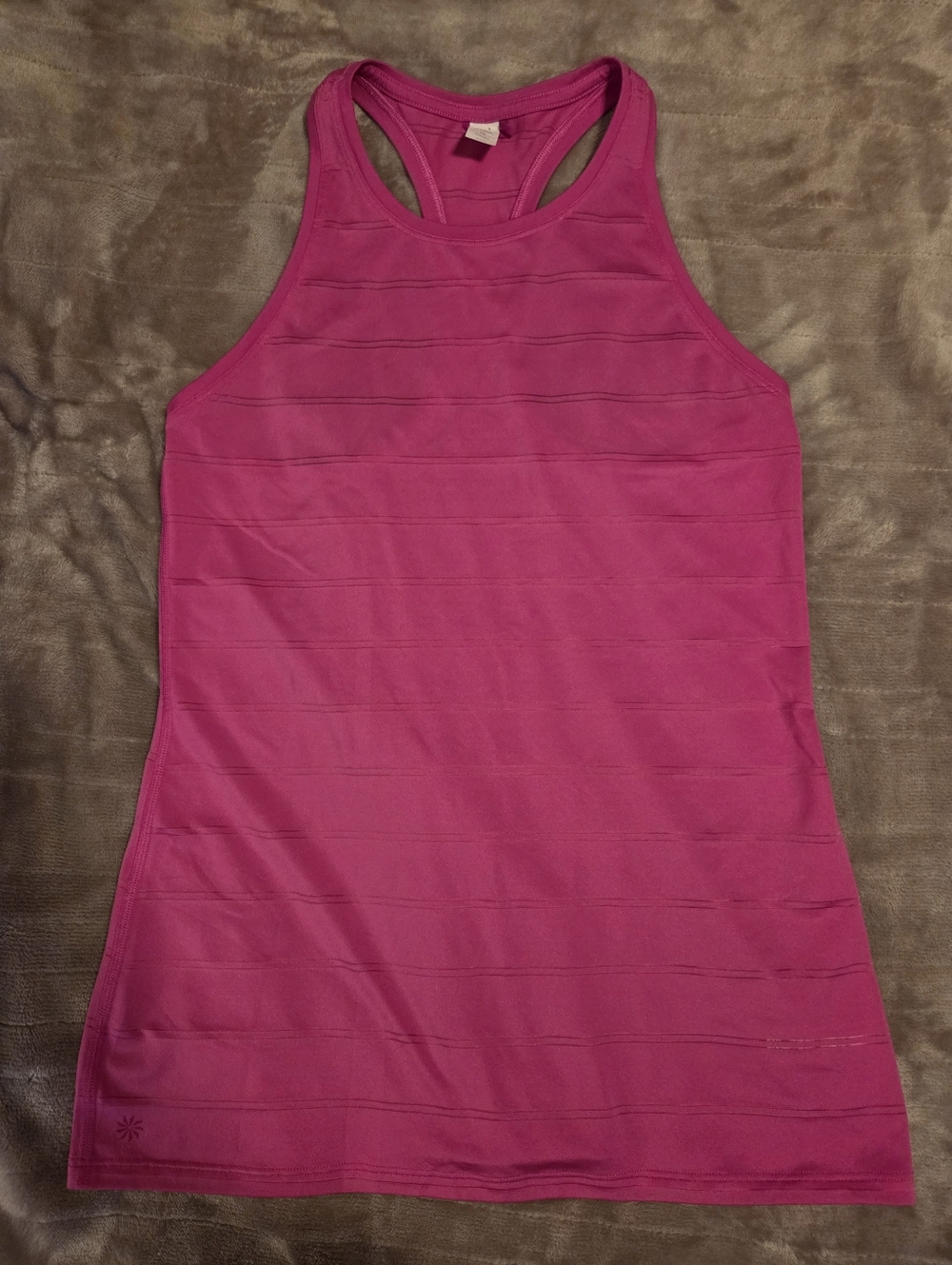 Athleta Women’s Fuchsia Racerback Tank Top - Athletic Fit